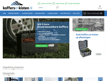 Tablet Screenshot of koffersenkisten.nl